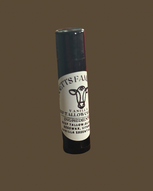 Vanilla Grass Feed Beef Tallow Chapstick
