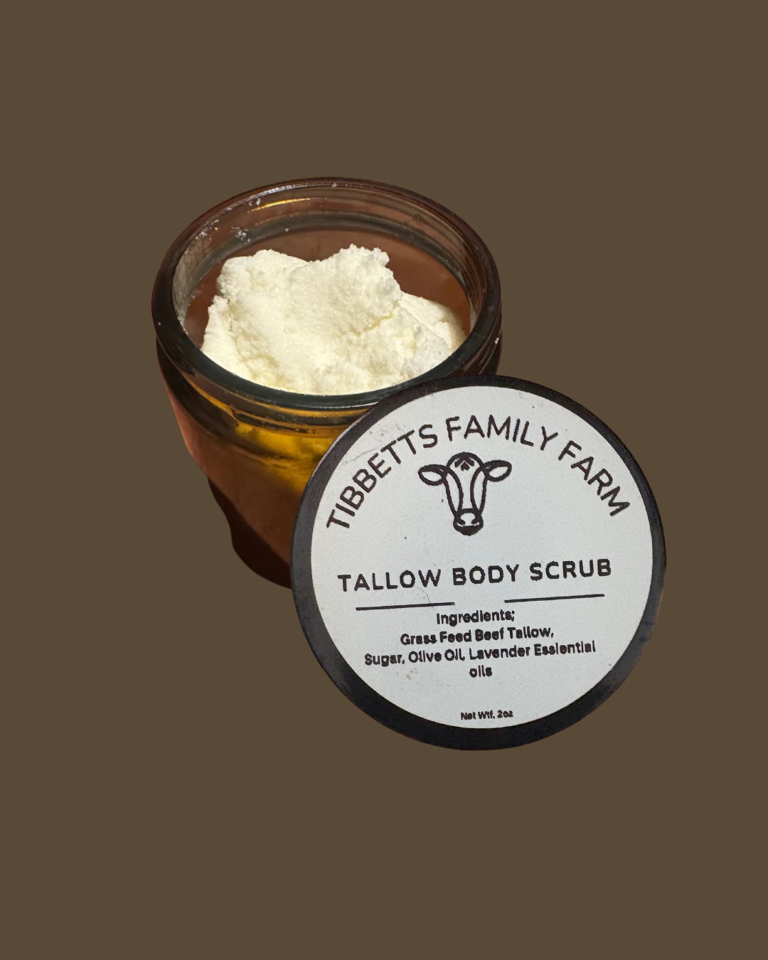 Grass Feed Beef Tallow Sugar Body Scrub