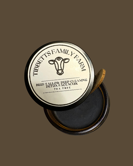 Deep Cleansing Detox Charcoal Tallow Face Mask